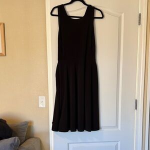 Torrid Classic Black Sleeveless Fit-and-Flare Dress size 1